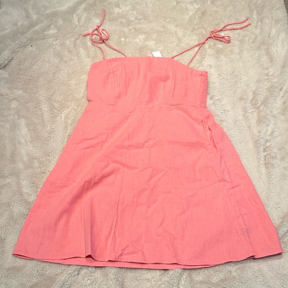 NWT Fit & Flare Floral Tie-Shoulder Mini Cami Dress - Picture 3 of 5